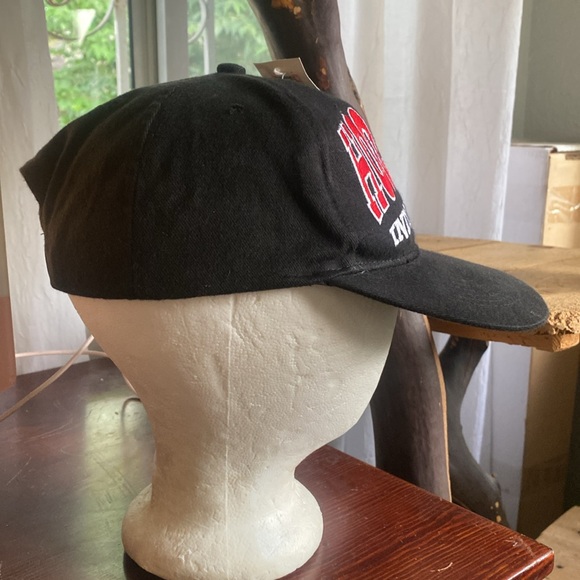 NWT Indiana Hoosiers IU VTG Block Spellout Snapback Hat Script Basketball 90s main image 5